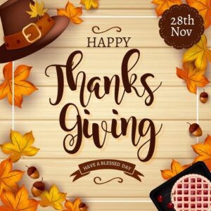 Thanksgiving greeting card online